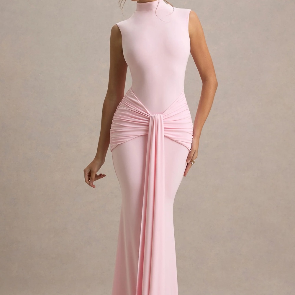 Chic Pink Maxi Dress for Effortless Elegance